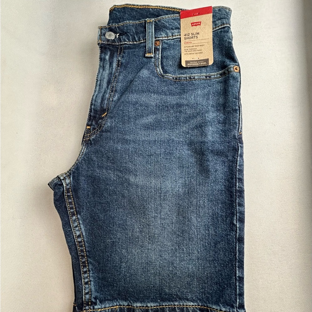 Levi's Blue Jean Shorts for Men